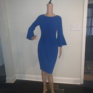 Royal blue Calvin Klein dress